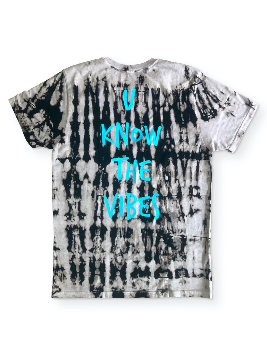 Vibe Dye Tee (Black/White) – Soloflow Brand
